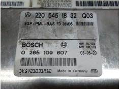 Recambio de centralita abs para mercedes clase s (w220) berlina 320 l cdi (220.125) referencia OEM IAM 0265109607 2205451832 Q03 2