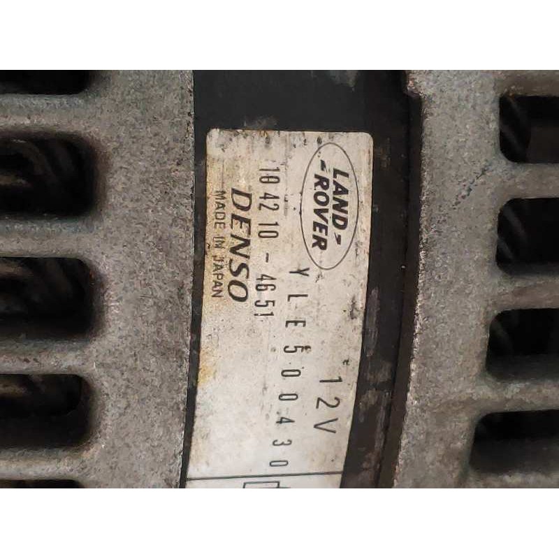 Recambio de alternador para land rover range rover sport v8 td hse black&white referencia OEM IAM 1042104651 YLE500430 