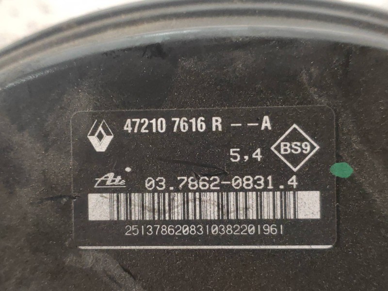 Recambio de servofreno para dacia lodgy ambiance referencia OEM IAM 472107616R 03786208314 