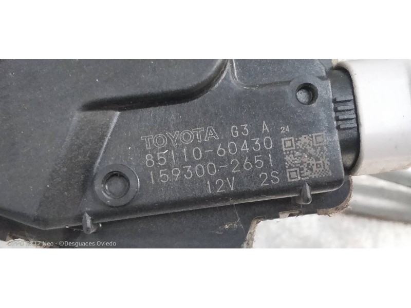 Recambio de motor limpia delantero para toyota land cruiser (j15) basis referencia OEM IAM 8511060430 1593002651 