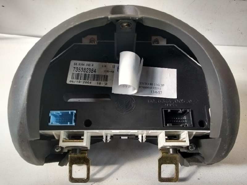 Recambio de cuadro instrumentos para fiat seicento (187) 1.1 referencia OEM IAM 735382384 6063449930 
