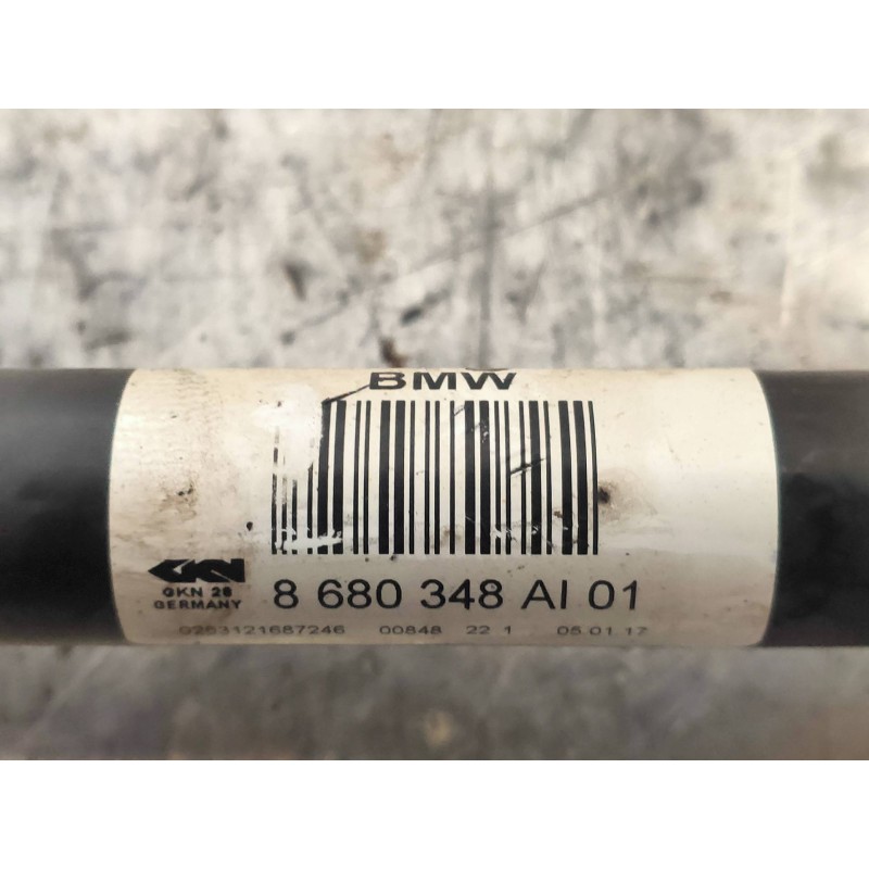 Recambio de transmision trasera derecha para bmw serie 3 lim. (f30) 318d m sport referencia OEM IAM 8680348AI01  