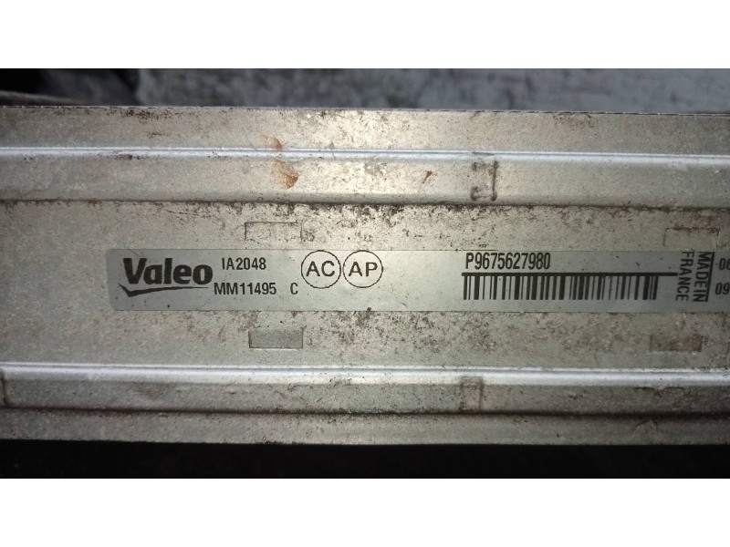 Recambio de intercooler para peugeot 308 access referencia OEM IAM 9675627980  