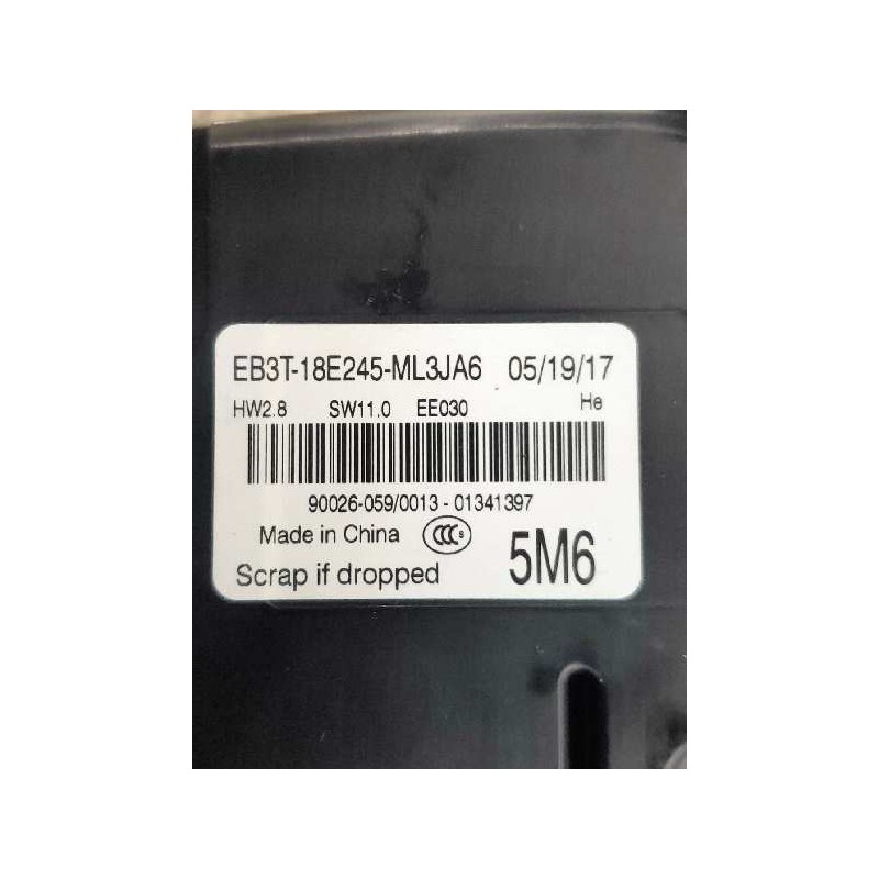 Recambio de mando calefaccion / aire acondicionado para ford ranger (tke) doppelkabine 4x4 xlt referencia OEM IAM EB3T18E245ML3J