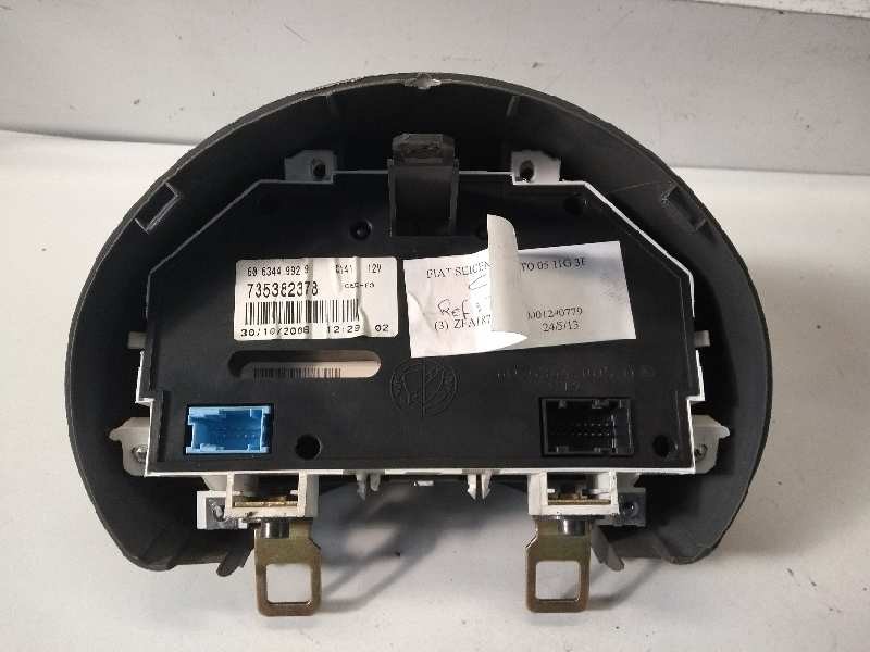 Recambio de cuadro instrumentos para fiat seicento (187) 1.1 cat referencia OEM IAM 735382378 6063449929 