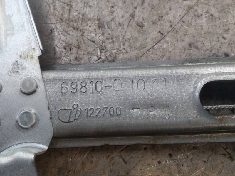 Recambio de elevalunas delantero derecho para citroen c1 urban ride referencia OEM IAM 698100H031 402662A 430100F0