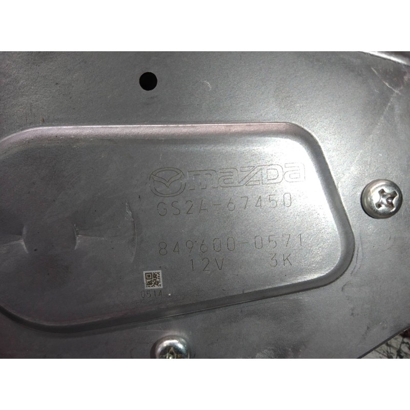 Recambio de motor limpia trasero para mazda 6 kombi (gh) 2.0 crtd 140cv active sw referencia OEM IAM GS2A67450 8496000571 