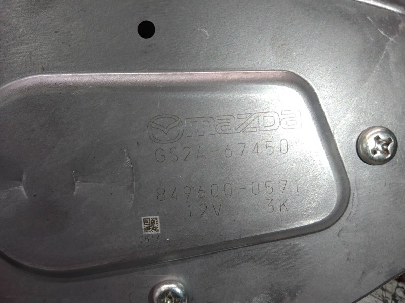Recambio de motor limpia trasero para mazda 6 kombi (gh) 2.0 crtd 140cv active sw referencia OEM IAM GS2A67450 8496000571 