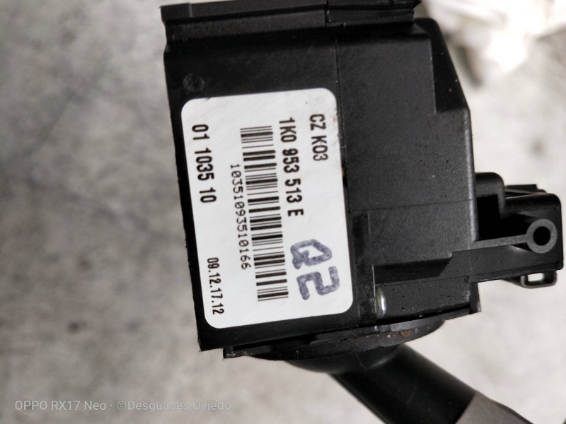 Recambio de mando luces para volkswagen caddy ka/kb (2k) furg. referencia OEM IAM 1K0953513E  