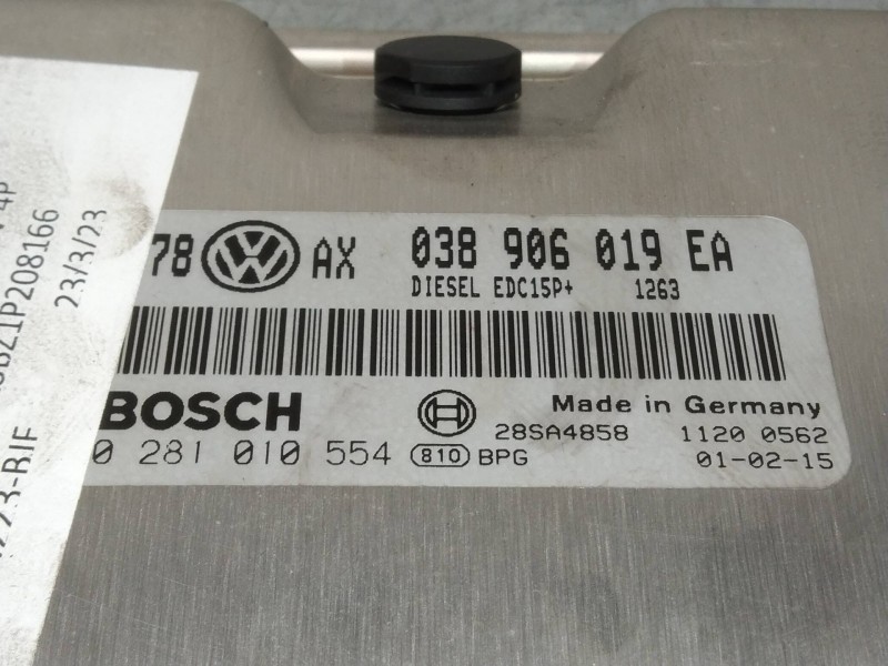 Recambio de centralita motor uce para volkswagen passat berlina (3b3) executive referencia OEM IAM 0281010554 038906019EA EDC15P