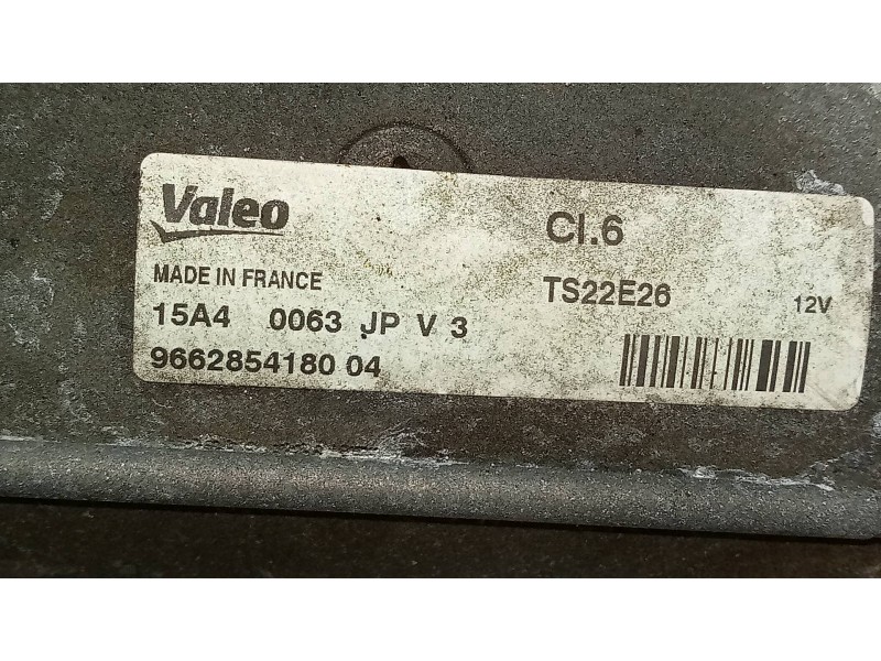 Recambio de motor arranque para peugeot 308 access referencia OEM IAM 9662854180 TS22E26 