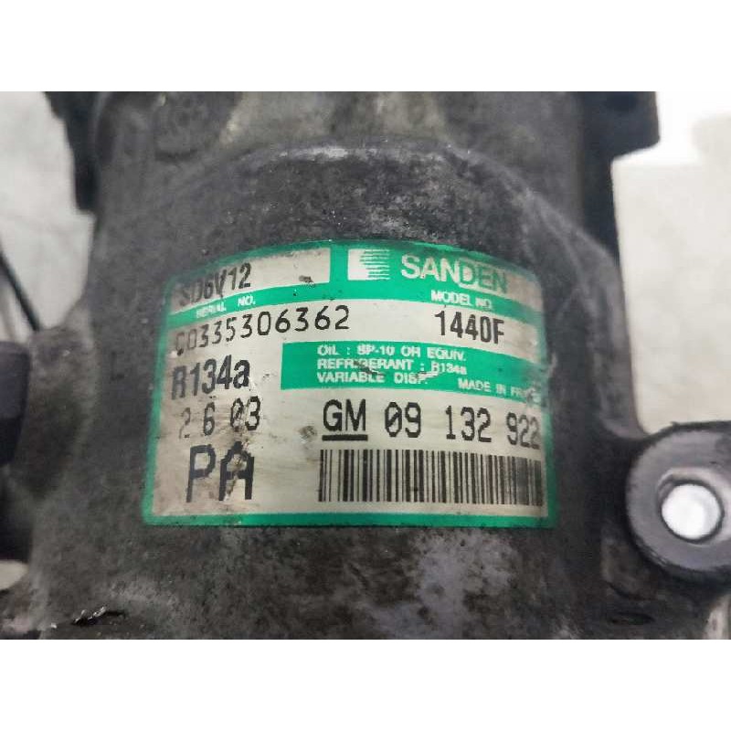 Recambio de compresor aire acondicionado para fiat marea weekend (185) 2.4 turbodiesel cat referencia OEM IAM SD6V121440F 091329