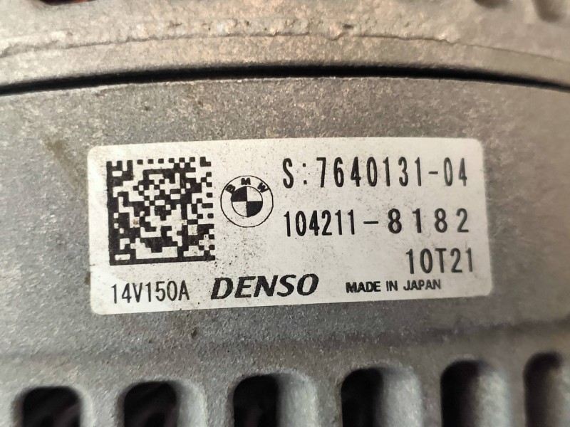 Recambio de alternador para bmw serie 3 lim. (f30) 318d m sport referencia OEM IAM 1042118182 764013104 