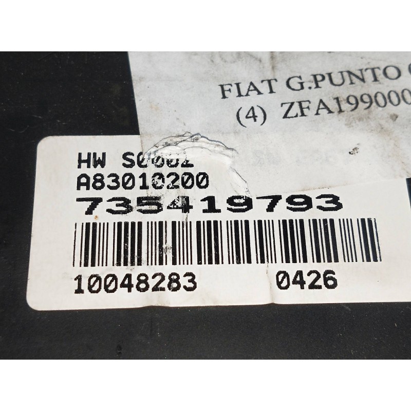 Recambio de mando calefaccion / aire acondicionado para fiat grande punto van (299) 1.3 16v jtd cat referencia OEM IAM 735419793