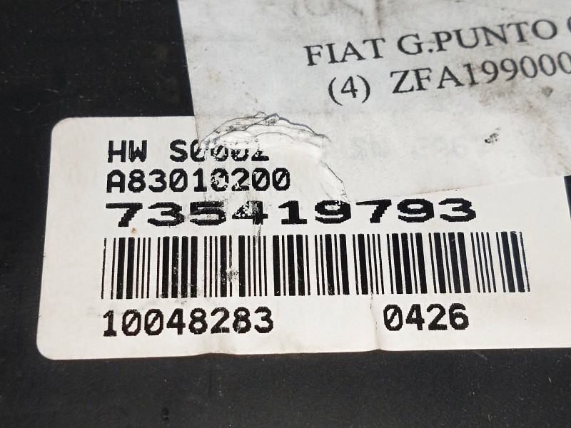 Recambio de mando calefaccion / aire acondicionado para fiat grande punto van (299) 1.3 16v jtd cat referencia OEM IAM 735419793