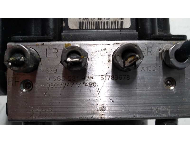 Recambio de abs para fiat bravo (198) 1.6 jtdm 16v cat referencia OEM IAM 0265231928 0265800623 51789678