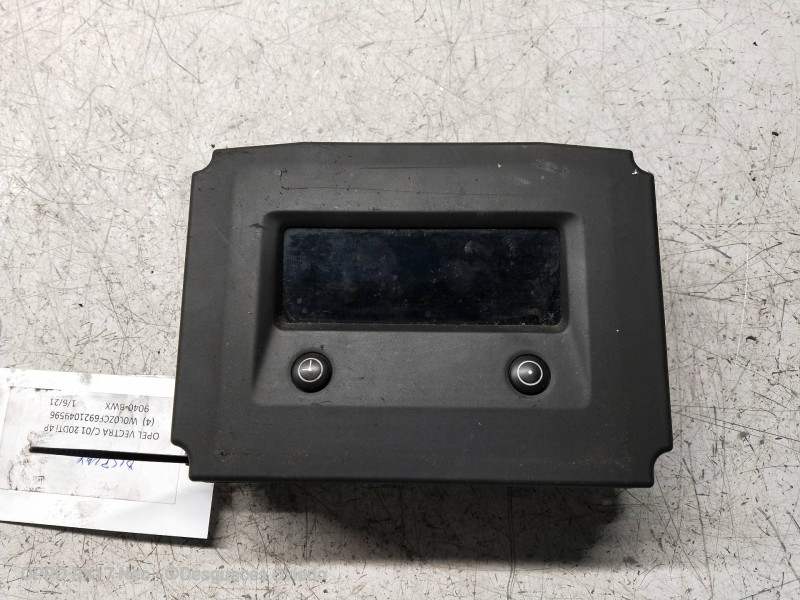 Recambio de pantalla multifuncion para opel vectra c berlina comfort referencia OEM IAM 13114365 2377010 