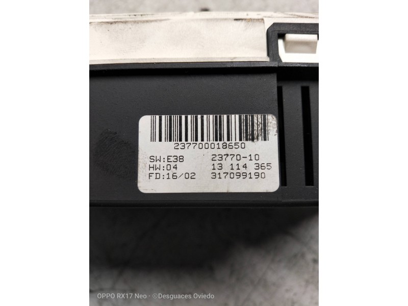 Recambio de pantalla multifuncion para opel vectra c berlina comfort referencia OEM IAM 13114365 2377010 