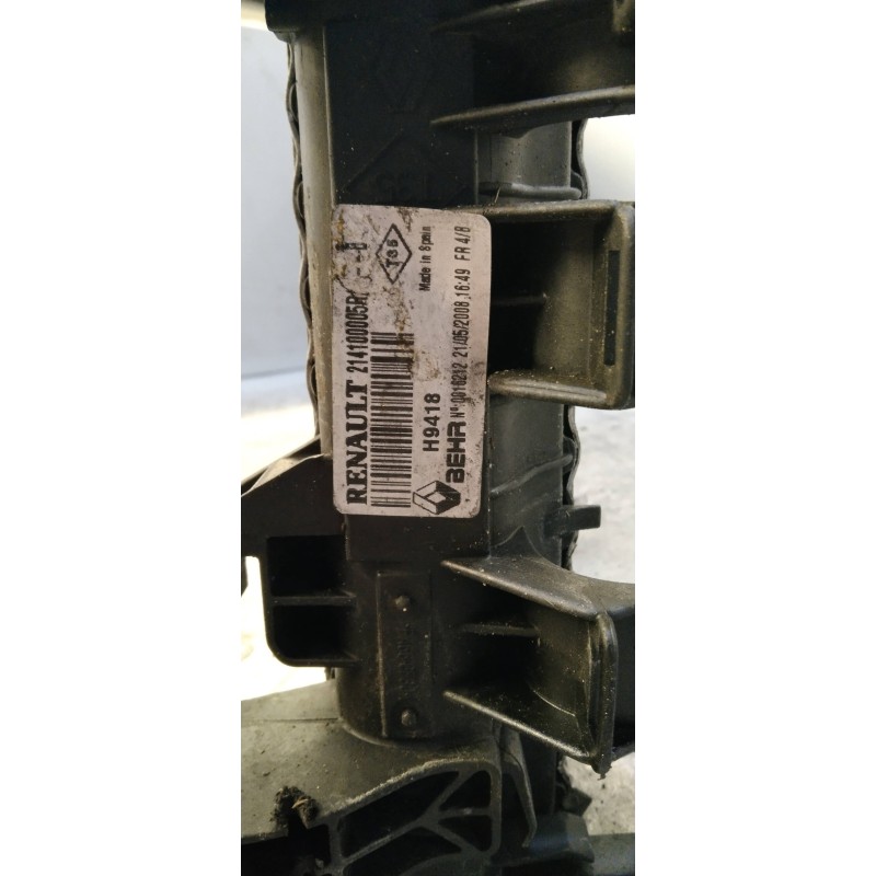 Recambio de radiador agua para renault laguna grandtour iii 2.0 dci referencia OEM IAM   