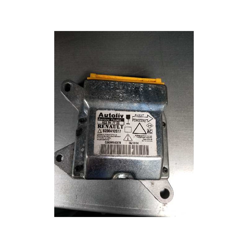 Recambio de centralita airbag para renault laguna ii grandtour (kg0) 1.9 dci diesel referencia OEM IAM 603947700 8200410977 