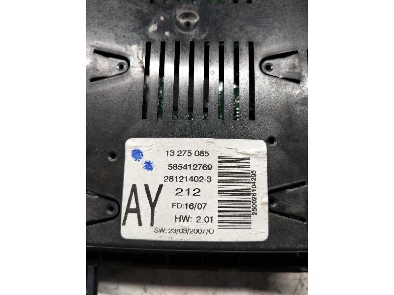 Recambio de pantalla multifuncion para opel astra gtc enjoy referencia OEM IAM 13275085  