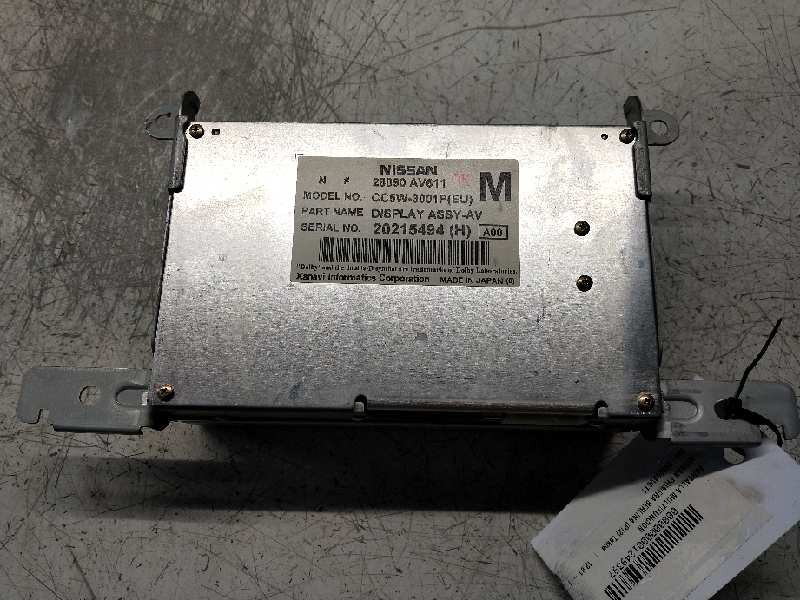 Recambio de pantalla multifuncion para nissan primera berlina (p12) tekna referencia OEM IAM 28090AV611  