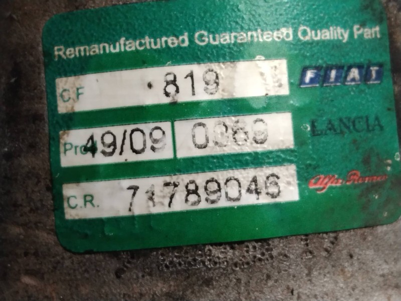 Recambio de valvula egr para fiat panda (169) 1.3 jtd cat referencia OEM IAM 71789046  