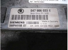 Recambio de centralita motor uce para skoda fabia (6y2/6y3) comfort line referencia OEM IAM 5WP4419807 047906033E 3PASJ32 2