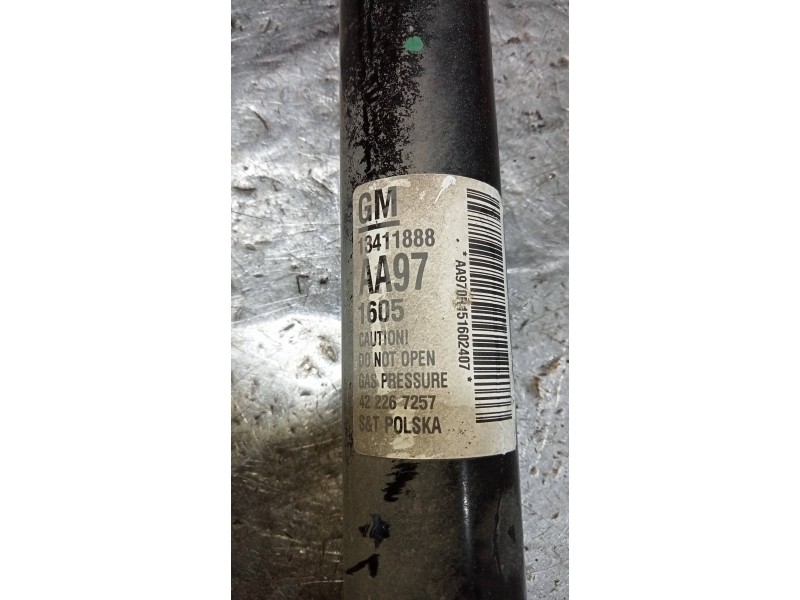 Recambio de amortiguador trasero derecho para opel astra j lim. 4türig selection referencia OEM IAM 13411888 422267257 
