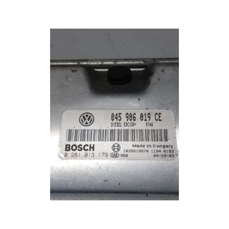Recambio de centralita motor uce para skoda fabia (5j2 ) 1.4 tdi referencia OEM IAM 0281013179 045906019CE EDC15P
