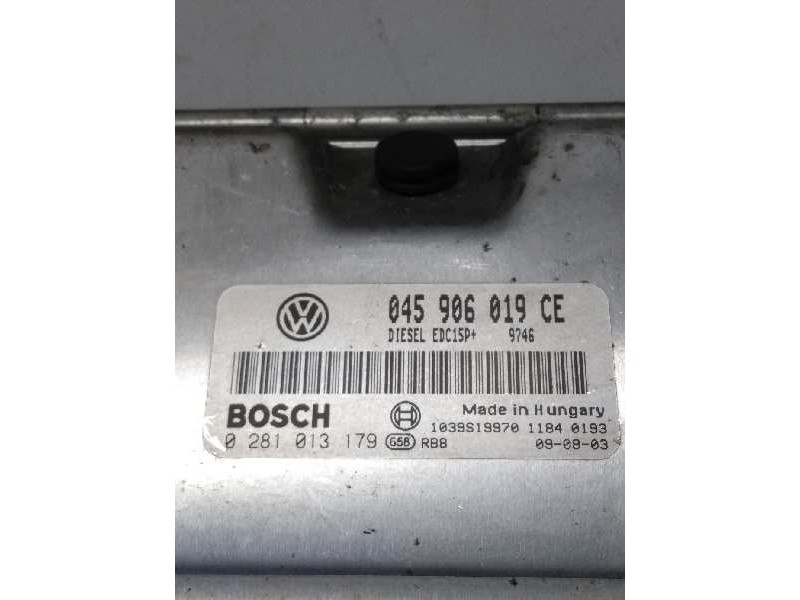 Recambio de centralita motor uce para skoda fabia (5j2 ) 1.4 tdi referencia OEM IAM 0281013179 045906019CE EDC15P