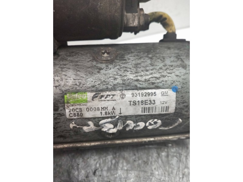 Recambio de motor arranque para opel corsa d referencia OEM IAM TS18E33 VALEO CDTI Recambio de motor arranque para opel corsa d referencia OEM IAM TS18E33 VALEO CDTI
