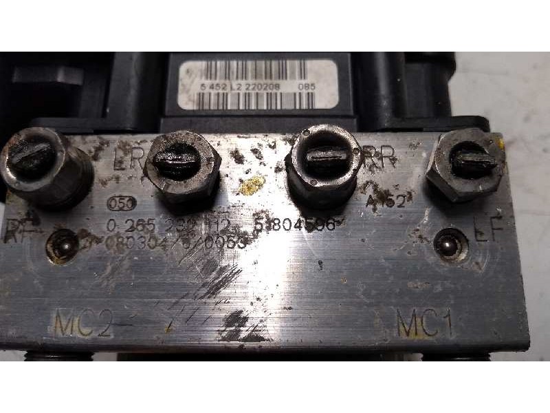 Recambio de abs para fiat ducato caja cerrada 35 (06.2006 =>) 3.0 jtd cat referencia OEM IAM 0265232112 0265800717 51804596