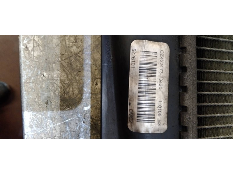 Recambio de radiador agua para citroen c1 sx referencia OEM IAM   