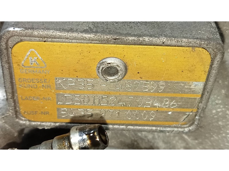 Recambio de turbocompresor para ford fiesta (cbk) fun referencia OEM IAM KP35487599 54359710009 