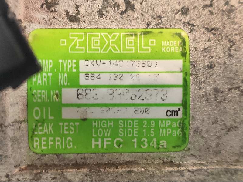 Recambio de compresor aire acondicionado para ssangyong kyron 200 xdi limited referencia OEM IAM DKV14C7380 6641300115 ZEXEL