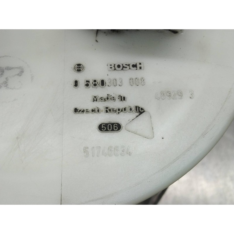 Recambio de bomba combustible para fiat punto berlina (188) 1.3 16v sound/speed multijet referencia OEM IAM 0580303008 51746634 