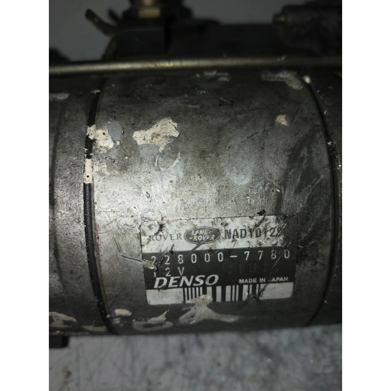 Recambio de motor arranque para mg rover serie 45 (rt) classic (5-ptas.) referencia OEM IAM 2280007780 DENSO  Recambio de motor arranque para mg rover serie 45 (rt) classic (5-ptas.) referencia OEM IAM 2280007780 DENSO