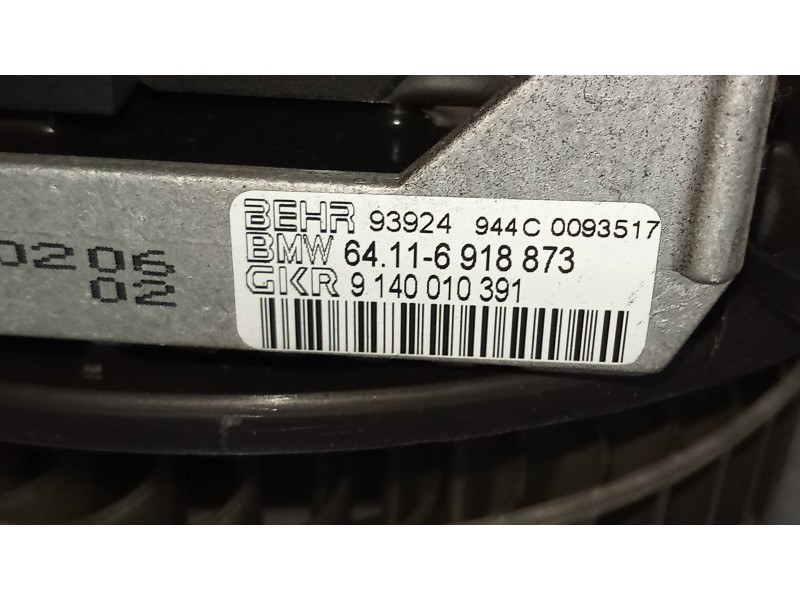 Recambio de motor calefaccion para bmw serie 7 (e65/e66) 745i referencia OEM IAM 64116918873  