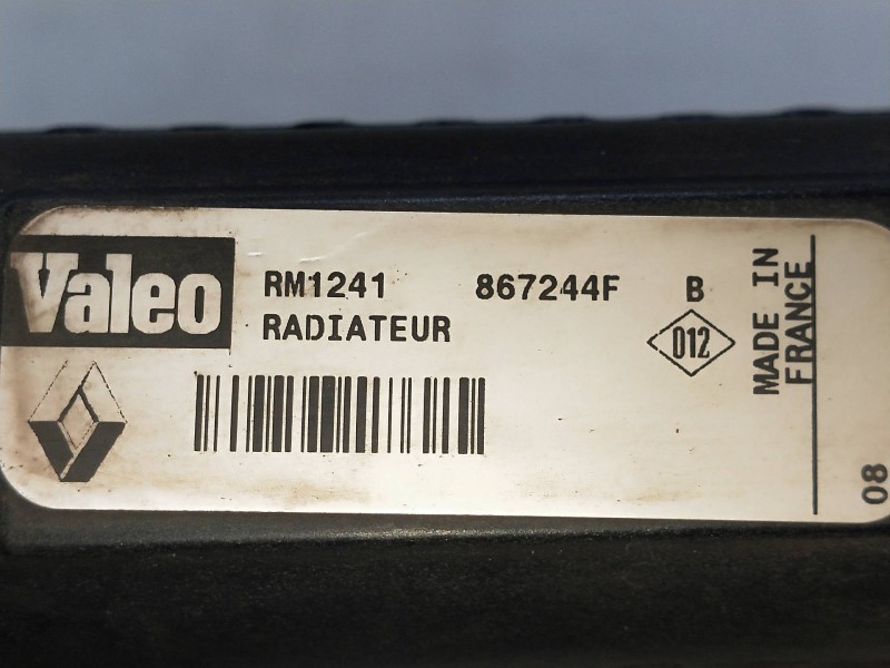 Recambio de radiador agua para renault master combi desde ´98 1.9 diesel referencia OEM IAM 867244F  