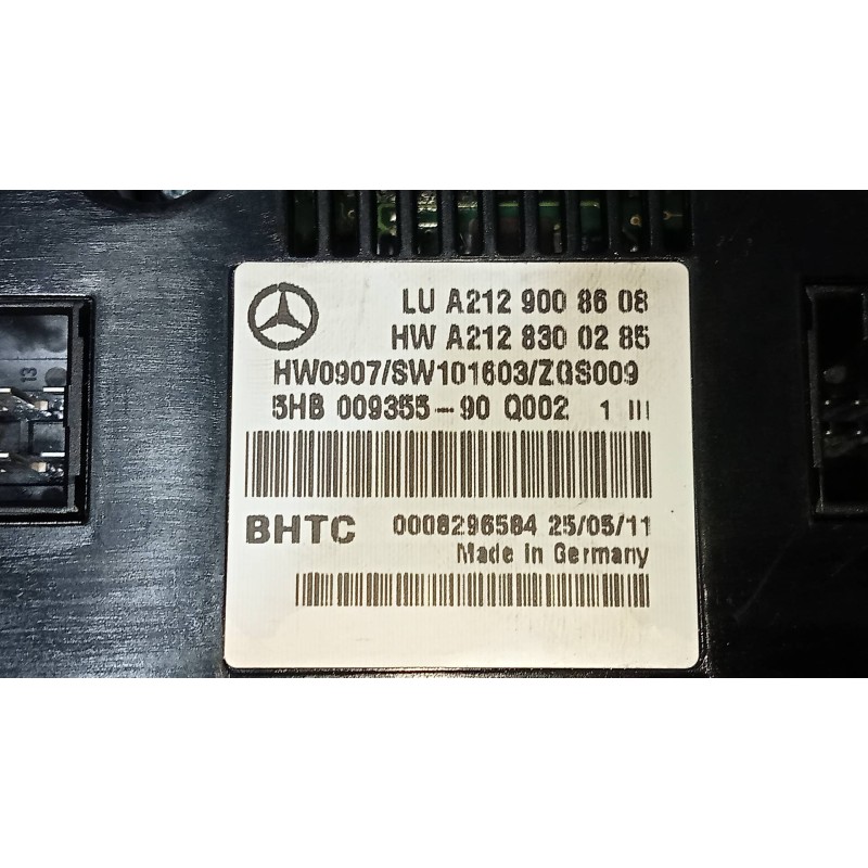 Recambio de mando calefaccion / aire acondicionado para mercedes clase e (w212) lim. e 300 cdi blueefficiency (212.025) referenc