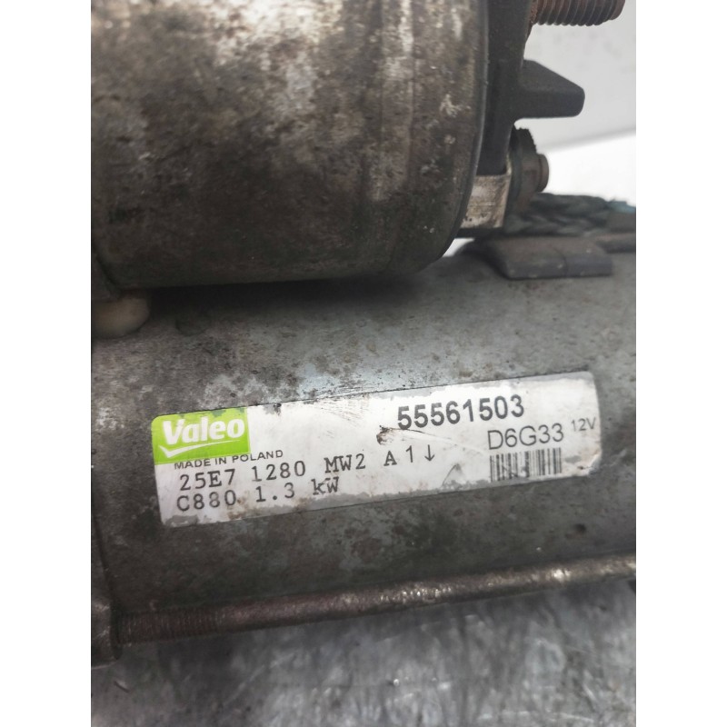 Recambio de motor arranque para opel corsa d catch me now referencia OEM IAM 55561503 D6G33 13 CDTI