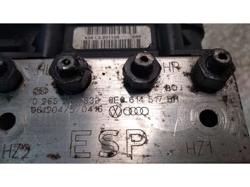 Recambio de abs para audi a4 berlina (8e) 2.0 tdi quattro (dpf) (103kw) referencia OEM IAM 0265234333 0265950473 8E0614517BH