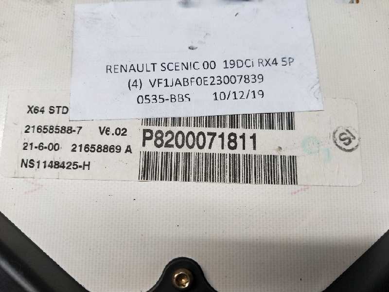 Recambio de cuadro instrumentos para renault megane i classic (la0) 1.9 diesel referencia OEM IAM P8200071811 216585887 21658869