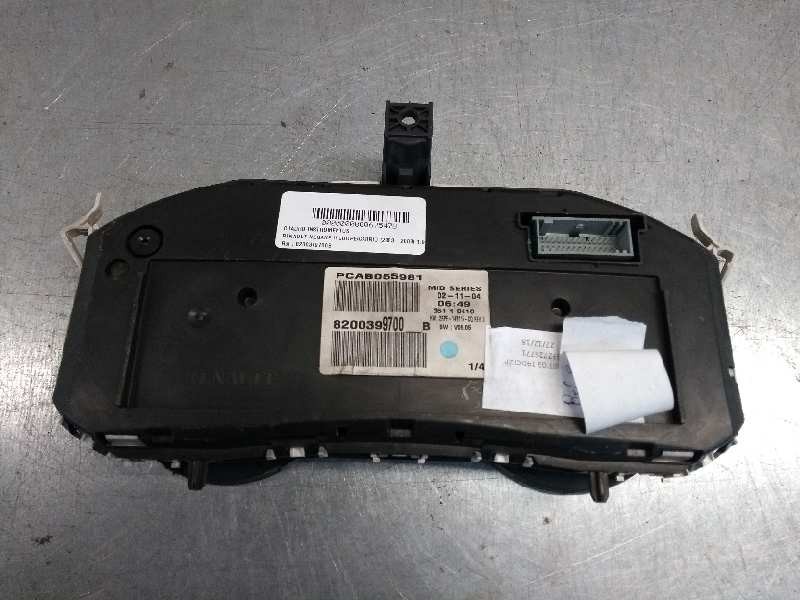 Recambio de cuadro instrumentos para renault megane ii coupe/cabrio 1.9 dci diesel referencia OEM IAM 8200399700B  