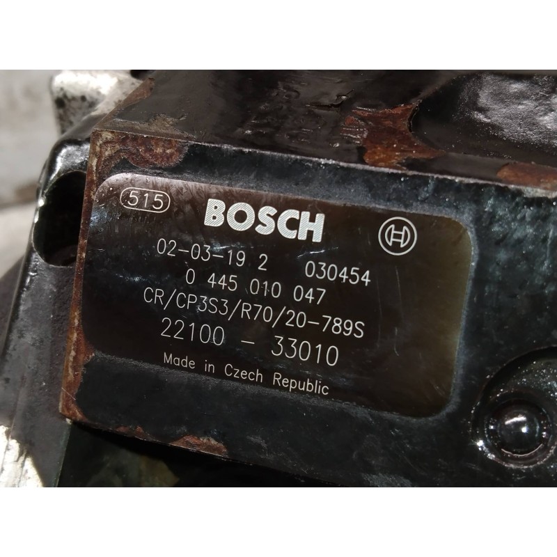 Recambio de bomba inyeccion para toyota yaris (ncp1/nlp1/scp1) 1.4 d-4d linea luna referencia OEM IAM 0445010047 2210033010 