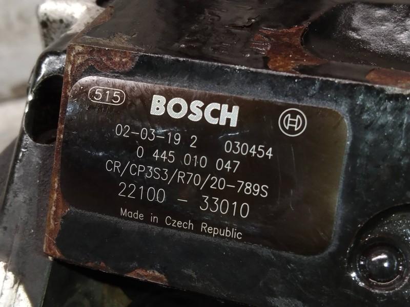 Recambio de bomba inyeccion para toyota yaris (ncp1/nlp1/scp1) 1.4 d-4d linea luna referencia OEM IAM 0445010047 2210033010 