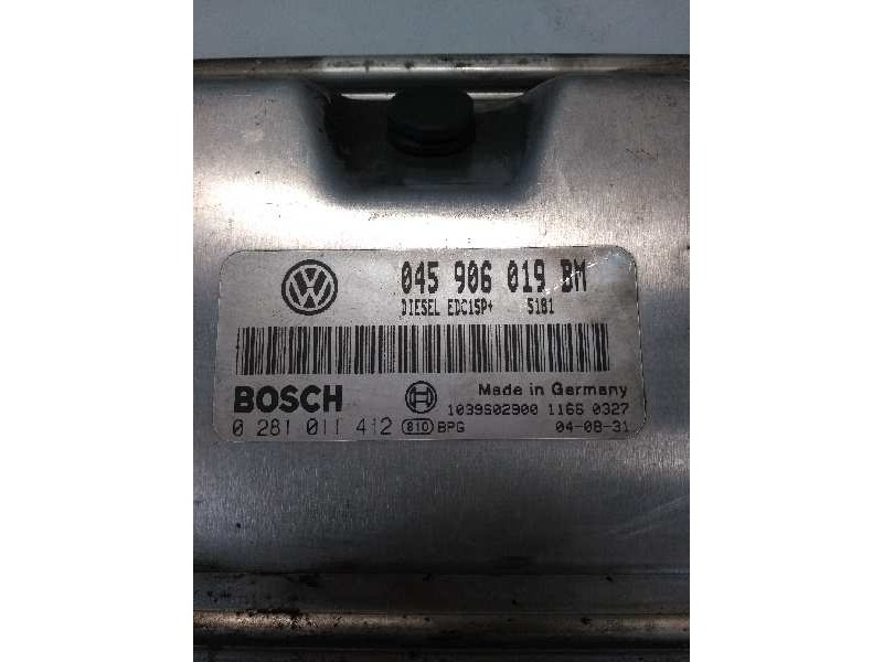 Recambio de centralita motor uce para skoda fabia (6y2/6y3) classic referencia OEM IAM 0281011412 045906019BM EDC15P