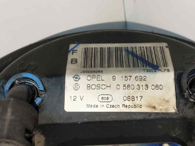 Recambio de bomba combustible para opel astra g coupé 1.8 16v referencia OEM IAM 0580313060 9157692 BOSCH AFORADOR