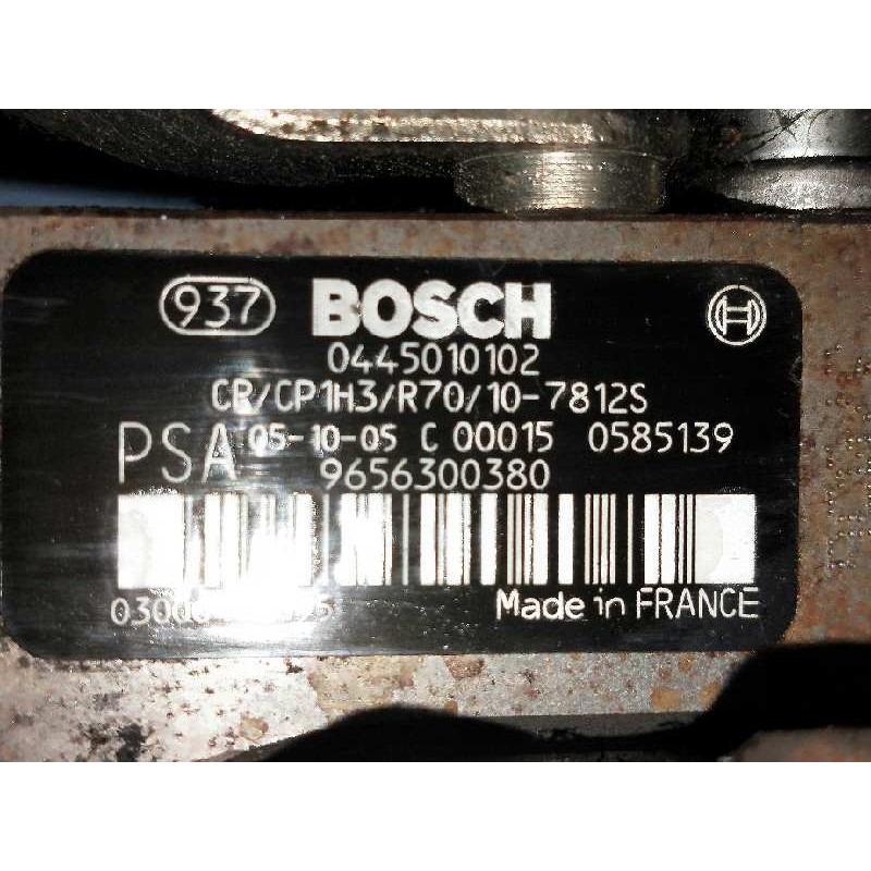 Recambio de bomba inyeccion para mazda 3 berlina (bk) 1.6 crdt active referencia OEM IAM 0445010102 BOSCH 